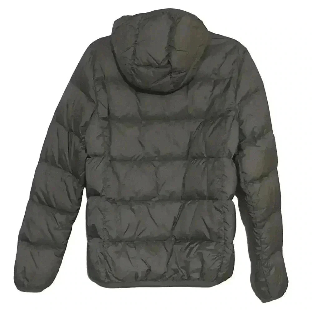 Medium JOE FRESH Gray Hooded Puffer Coat - Picture 4 of 14